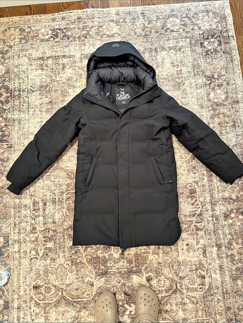 TNA The Powder Dry Hooded Puffer Coat